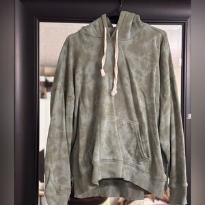 Aerie Sage Green Knit hoodie and jogger set